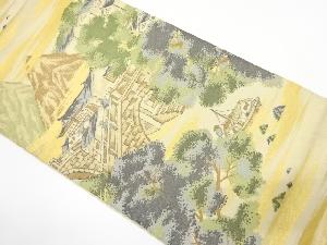 時代風景模様織り出し 袋帯